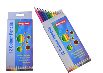 Belgrave Coloured Pencils – PK 12