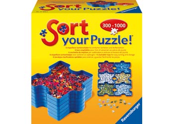 Stackable Puzzle Sorter Set Linkable Puzzle Storage Sorting Trays Puzzles  Games