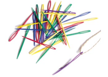 Plastic Lacing Needles 7.5cm - Pack of 32