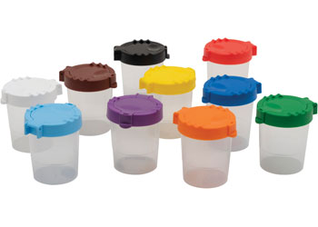 Non-Spill Paint Pots – Set of 10