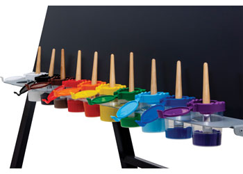 Non Spill Paint Pots - Set of 10 Without Brushes
