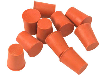 Rubber Stopper 10-12.5mm Solid PK10