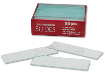 Microscope Slide – Glass – 75x25mm – Pack of 50 - MTA Catalogue