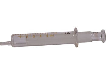 Gas Syringe – Glass – 5cc