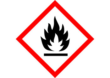 Hazard Label – GHS – Flammable – 50mm – P48