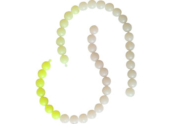 Beads – Yellow-Purple – Ultraviolet – Pack of 100