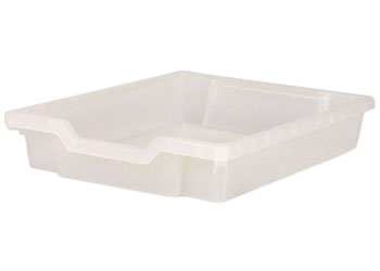 Gratnells Tray  F1 Shallow  Transparent Clear Tray – Antimicrobial