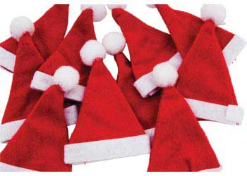 miniature christmas hats