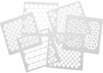 Geometric Stencils – Pack of 6 - Kesco Catalogue