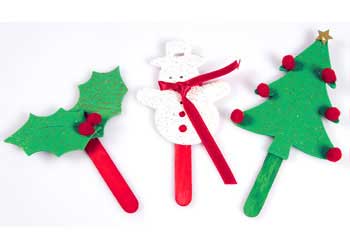 Paddle Pop Sticks Christmas Red/Green 1000 Pieces