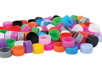 Plastic Bottle Tops Assorted – Pack of 100