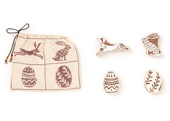 Easter Block Print Stamps – Set of 4