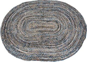 Fair Trade Chindi Woven Recycled Rug – 200 (L) x 150 (W) cm