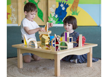 Stockholm – Mirrored Exploratory Low Table – 75 x 75 x 25cm