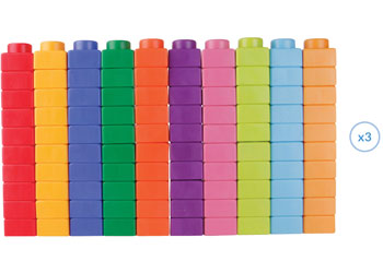 Soft Blocks Maths Counting Set – 300 Blocks - MTA Catalogue