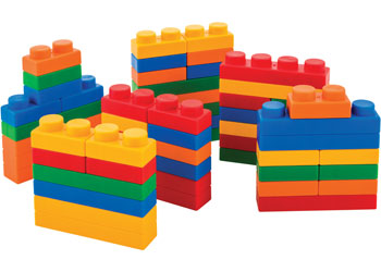 Small Soft Blocks Construction Set – 60 pieces