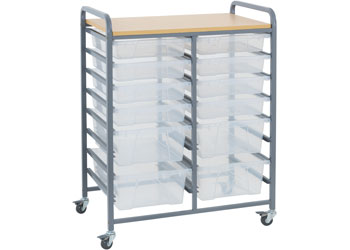 Ergerite – Storage Trolley – Double & Trays