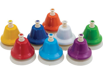 Rainbow Musical Desk Bells – Set of 8