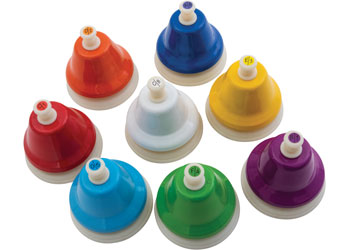 Rainbow Musical Desk Bells – Set of 8