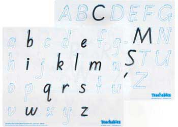 Teachables Alphabet Whiteboard Foundation Font – Pack 30