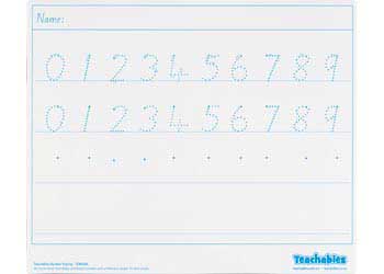Teachables Whiteboard Number Tracing Pack of 30