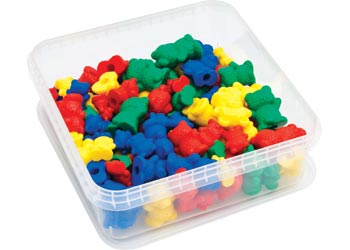 Teddy Bear Counters – Set of 96 pieces in Jar