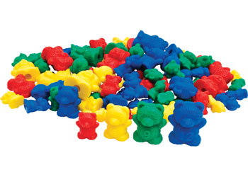 Teddy Bear Counters – Set of 96 pieces in Jar