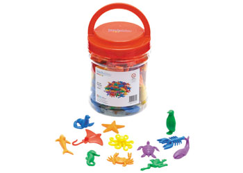 Sea Life Counters – 84 Pieces in Jar