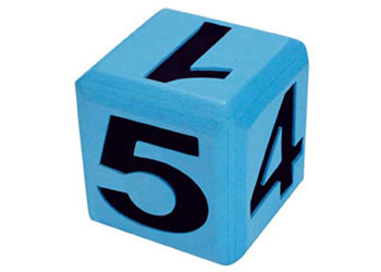 Soft Foam Die – 8cm – Numbers