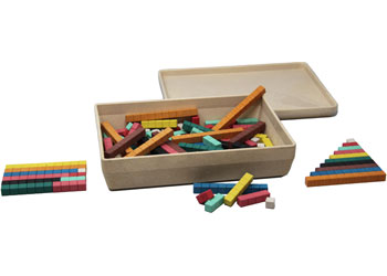 Teachables Eco-Wood Coloured Rods – 126pc in Bag