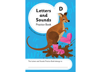 Letters and Sounds Practice Book D NSW Font