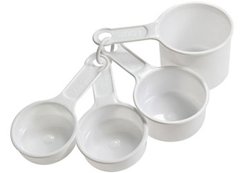 Measuring Cups White – 4 piece - Kesco Catalogue