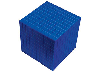 Blue MAB Base TEN Cube Plastic – 10x10x10cm Each
