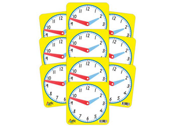 Clock Face Small 12hour – 11x11cm – 10 pieces