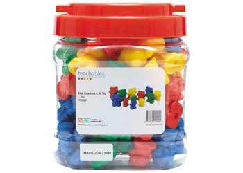 Bear Counters 4, 8, 12g – 96 pieces