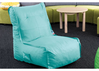 MTA Spaces – Foam-Filled Lounger Cover – Turquoise