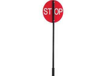 Hand Held Stop Slow Sign