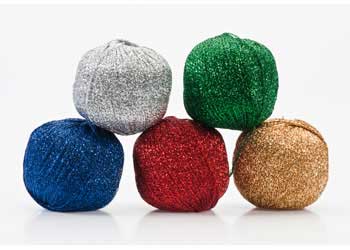 Metallic Yarn Silver – 125m Roll