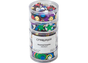 Sequins in Stackable Container – Pack of 1500