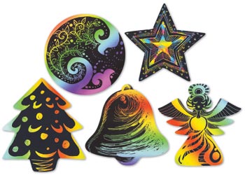 Scratch Pre Cut Christmas Shapes Pack Of 30 Mta Catalogue