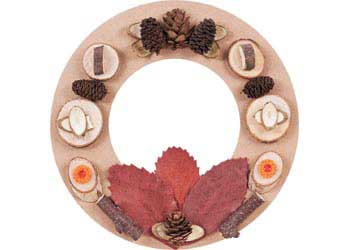 Cardboard Wreath with Bonus Circle – Pack 30
