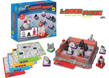 ThinkFun Laser Maze Junior Award Winning Game for Kids Logic Game and STEM Toy Class 1 Laser 