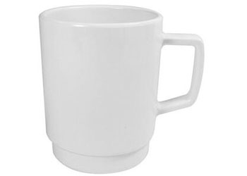 Plastic White Mug 320ml