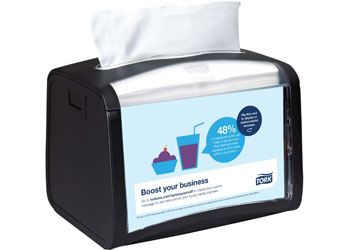 Tork Tabletop Napkin Dispenser Black N4 - MTA Catalogue