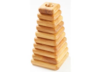 Giant Wooden Pyramid – Square Pieces