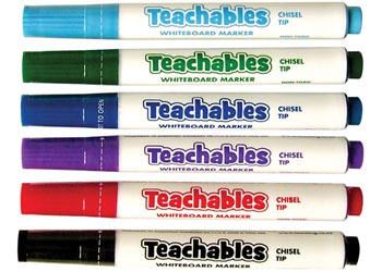 Teachables Chisel Tip Whiteboard Marker - Pack 144