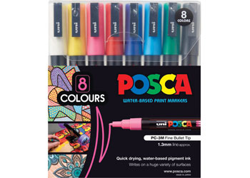 POSCA Marker Fine - Pack of 8