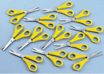 Stationery Scissors Coloured Handle 14cm