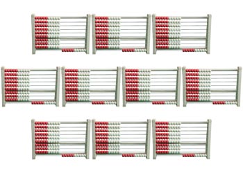 Big Student Abacus – Set of 10 - Abacus
