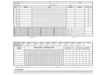 Pocket Size Cricket Scorebook - MTA Catalogue